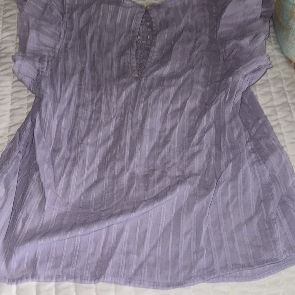 Lavender Lace Women's Top - Picture 5 of 5